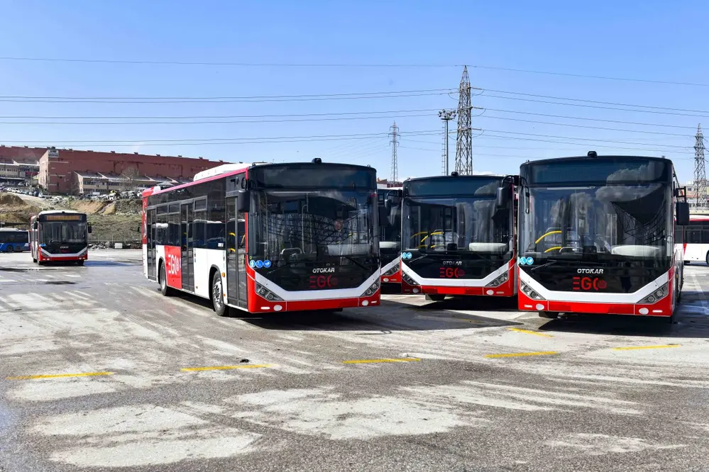 Ankara Büyükşehir Belediyesi EGO'ya 16 Yeni Otokar Kent LF Otobüs Ekledi