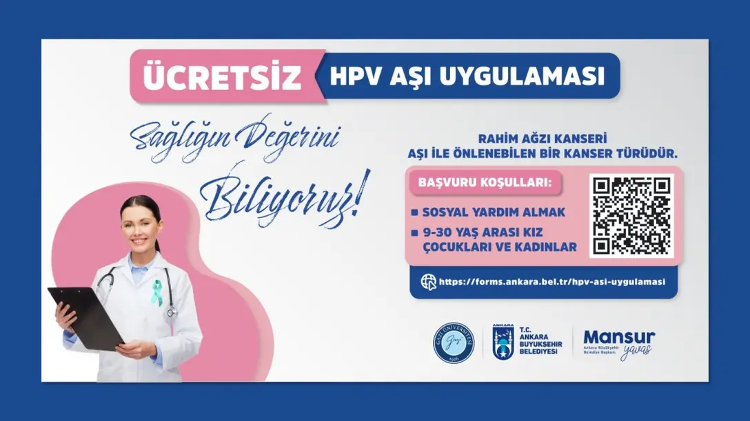 Ankara HPV Aşı Uygulaması Başvuruları Yeniden Açıldı: 9-30 Yaş Arası Hedef Grup