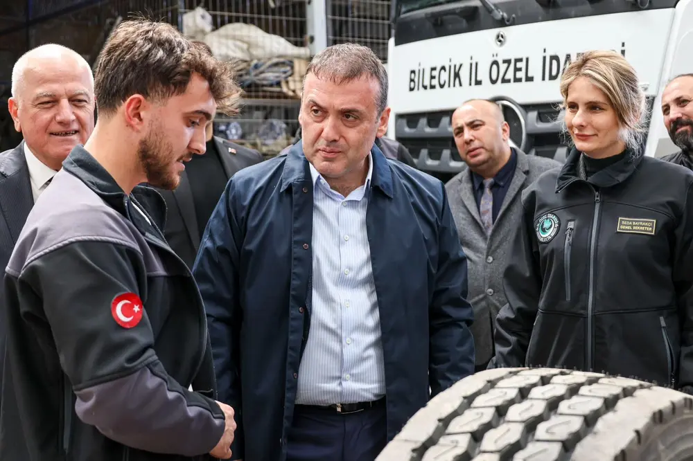 Bilecik Valisi Sözer Ulaşım Yatırımlarını Şantiyede İnceledi