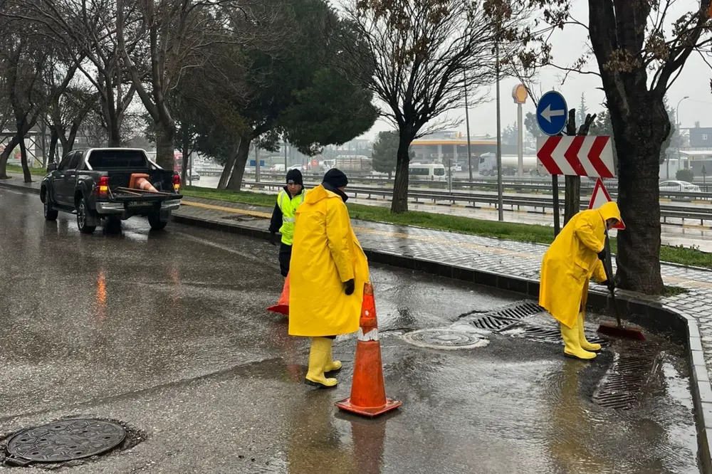 Gaziantep’te Yağışlara Karşı Önlemler Artırıldı: Ekipler Sahada