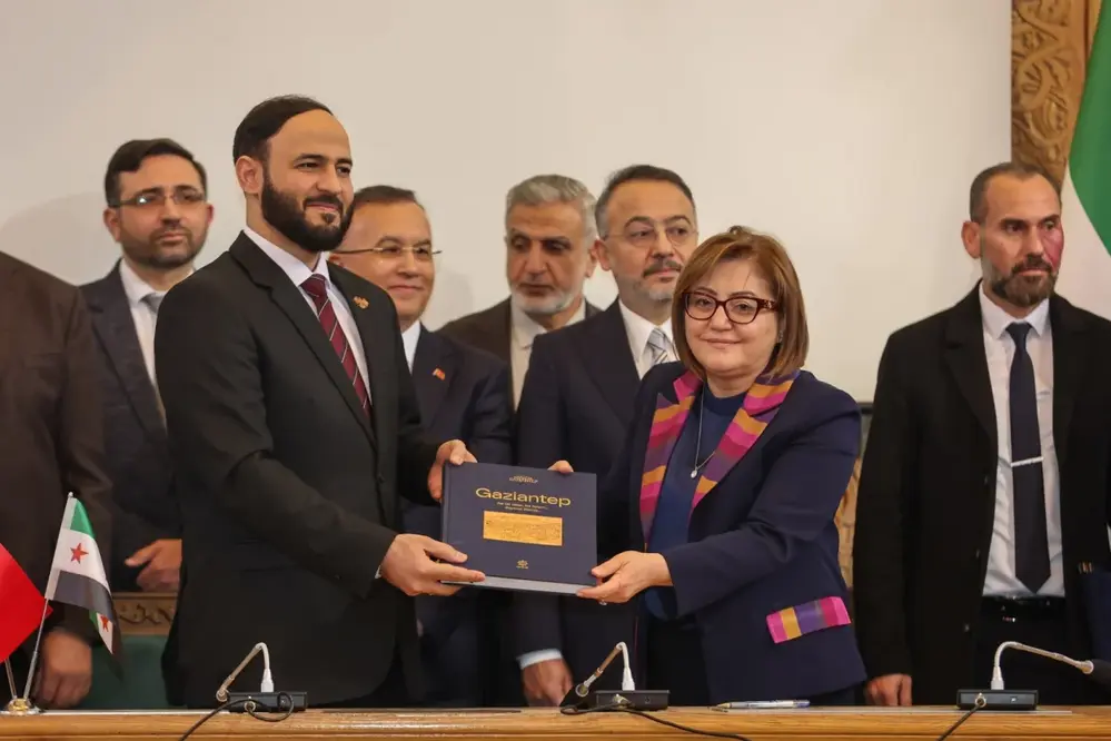 Gaziantep'ten Halep'e Millet Bahçesi ve Otobüs Hibesi Protokolü İmzalandı