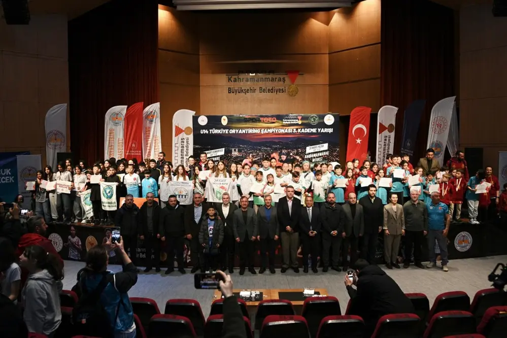 Kahramanmaraş’ta U14 Türkiye Oryantiring Şampiyonası Tamamlandı: 801 Sporcu Yarıştı