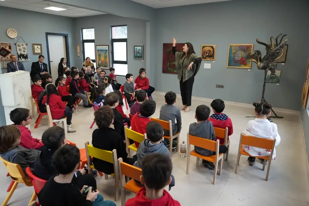 Keçiören’de Çocuklar Masal Anlatıcısı Sultan Serdar Doksöz ile Buluştu