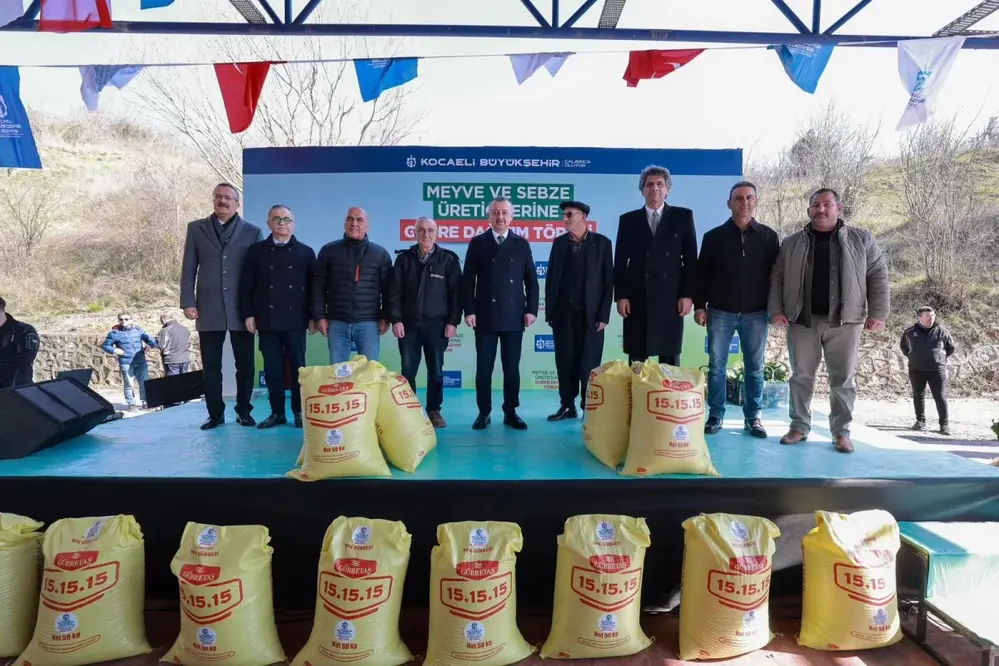 Kocaeli’de Çiftçilere 1.850 Ton Zirai Gübre Desteği Dağıtımı Başladı