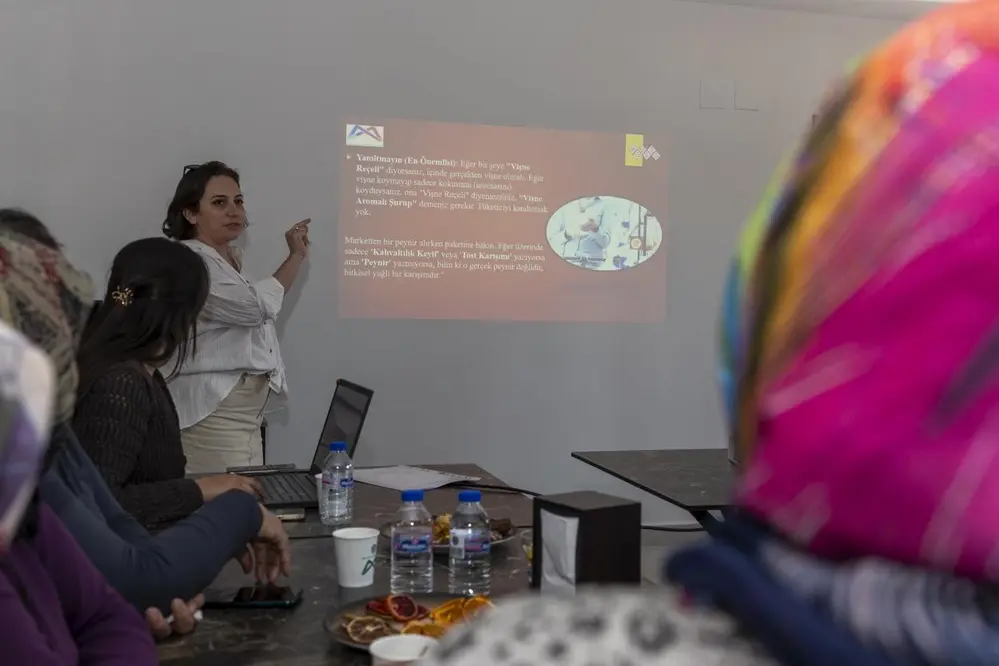 Mersin'de Üretici Kadınlara Gıda Okuryazarlığı Eğitimi Verildi