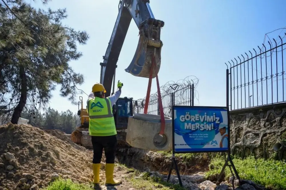 MESKİ Mezitli Devlet Hastanesi Atık Su Altyapı Çalışmalarını Sürdürüyor
