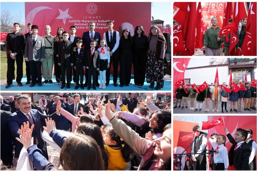 Milli Eğitim Bakanı Yusuf Tekin, İstiklal Marşı’nın Kabulü Programına Katıldı