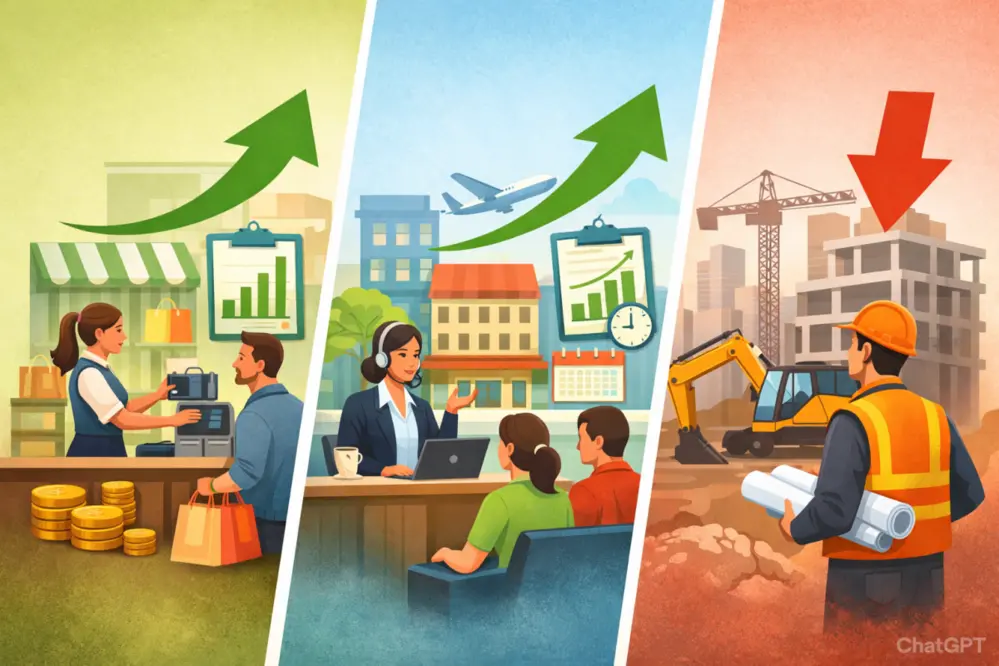 Şubat Ayı Sektörel Güven Endeksleri Açıklandı: Perakende Yükseldi, İnşaat Düştü