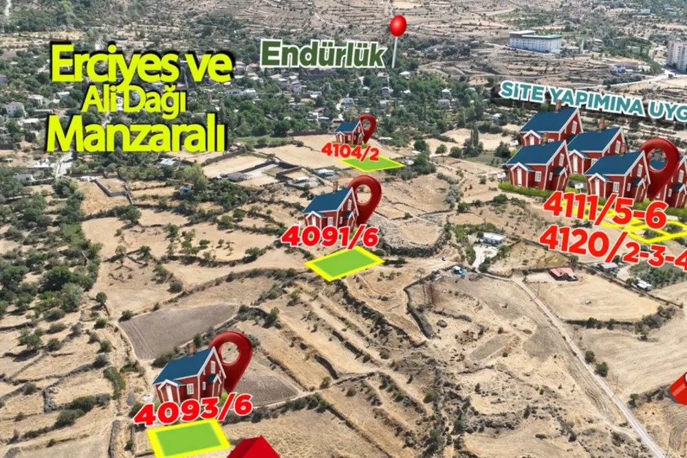Talas Villa Parselleri İhalesi 26 Mart 2026'da Gerçekleştirilecek