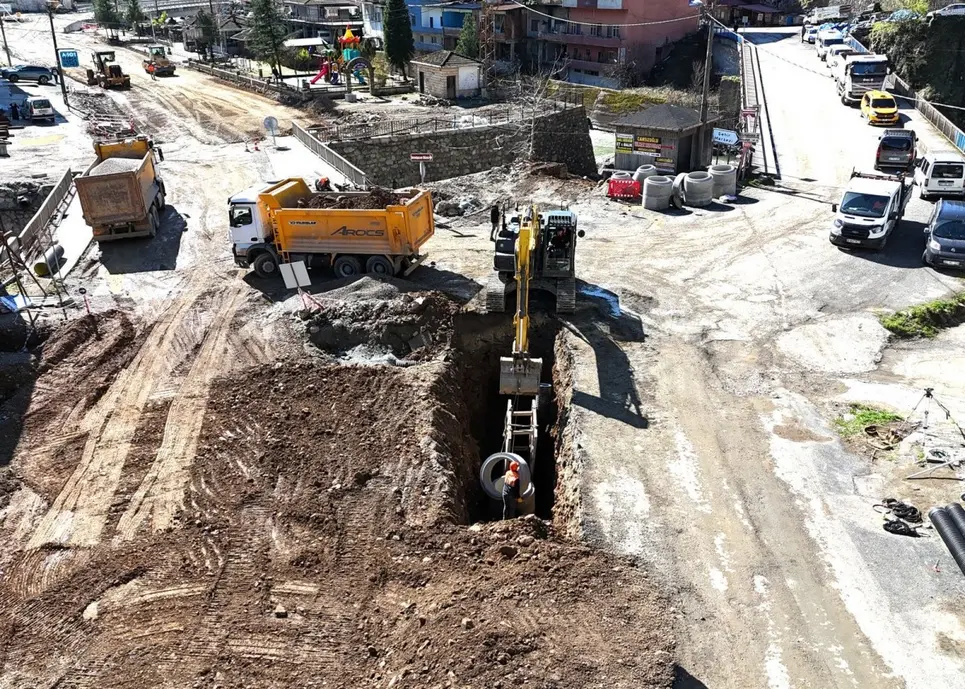 TİSKİ Dernekpazarı'nda 5 Bin 772 Metre İçme Suyu Hattı Tamamladı