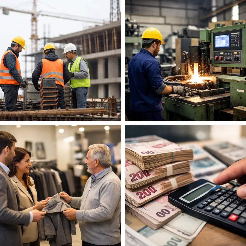 TÜİK İşgücü Girdi Endeksi 2025 IV. Çeyrek Verileri: Ücret-Maaş Endeksi Yüzde 36,5 Arttı