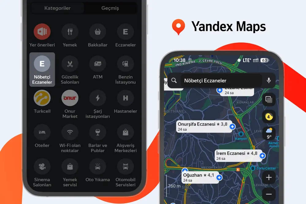 Yandex Maps Nöbetçi Eczanelere Erişimi Kolaylaştıran Yeni Özellik Sundu